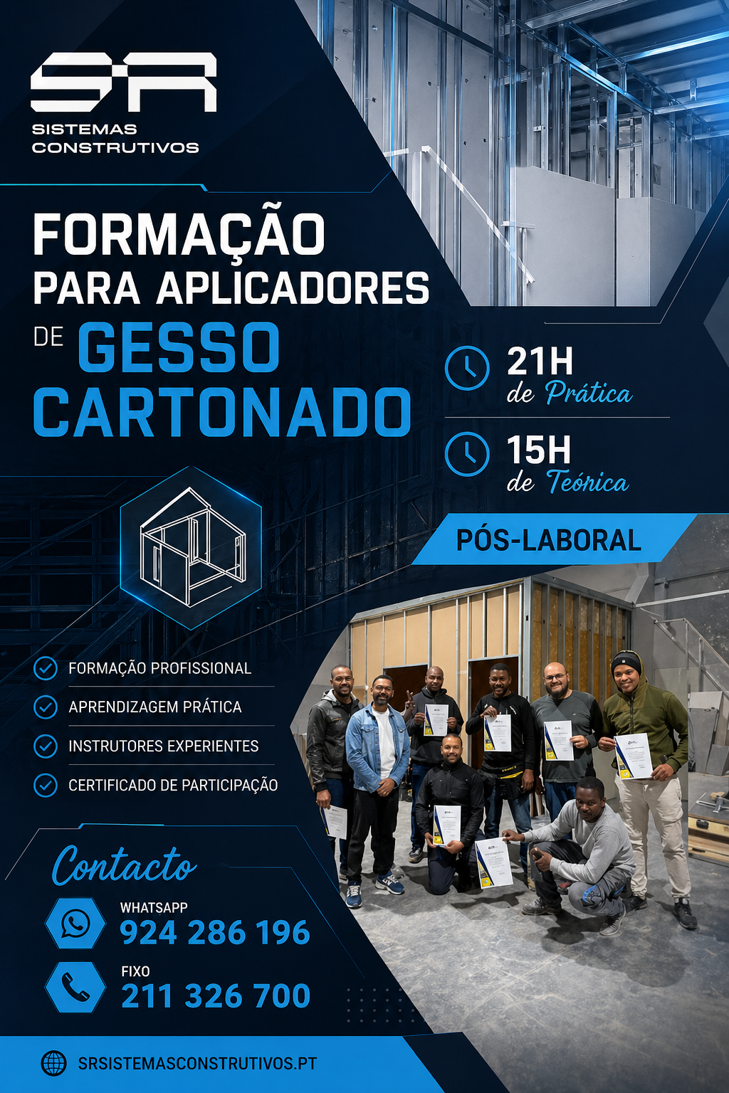 Formação para Aplicadores de Gesso Cartonado